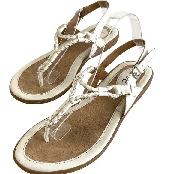 B.O.C. Born Concept Women's 10M Palti Braided T-Strap Thong Sandals Boho Coastal - Picture 2 of 13